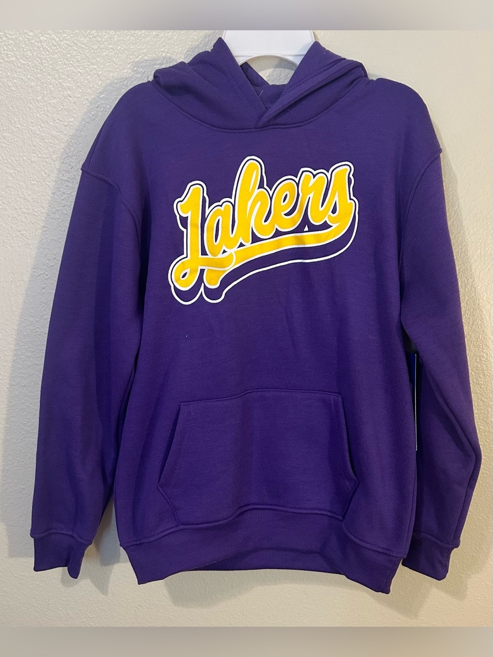 NBA Los Angeles Lakers 2 Piece fleece Hoodie & Pant Set Youth Size 14-16 Purple